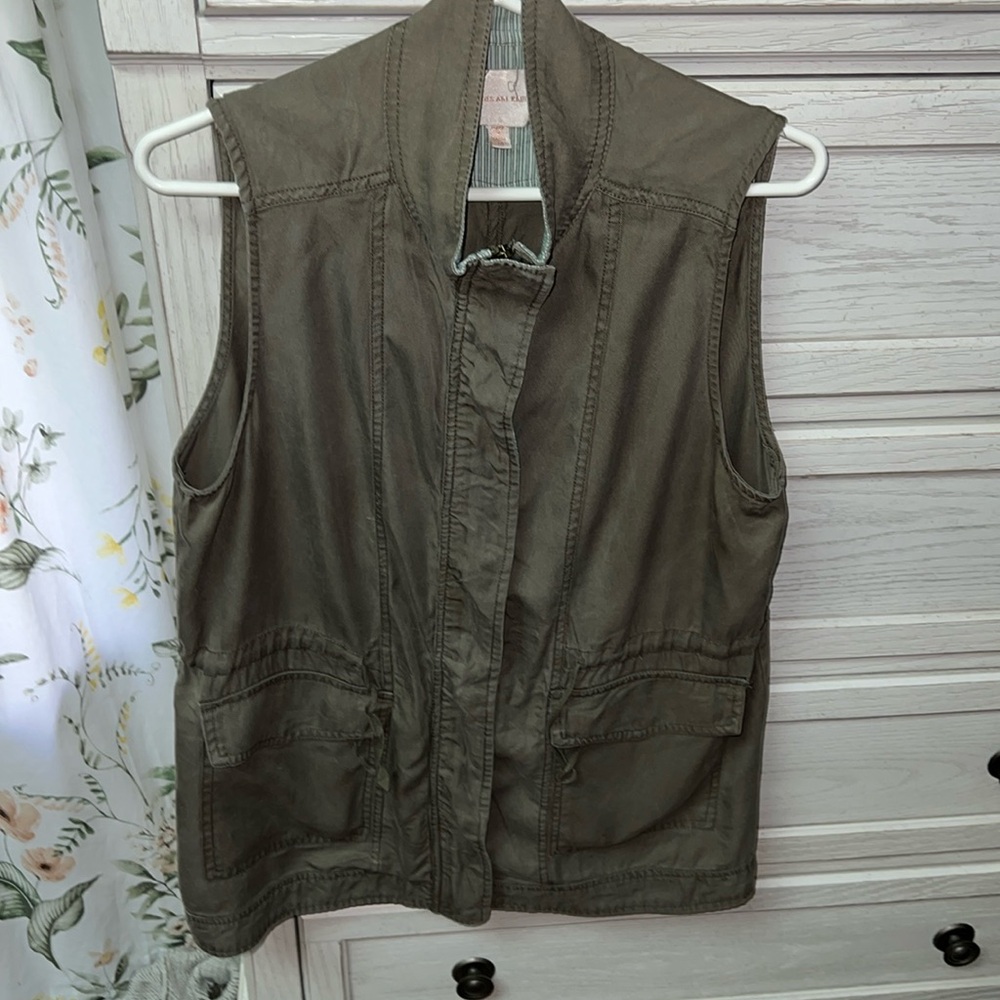 Cargo vest, Skies are Blue, Sz M, Olive